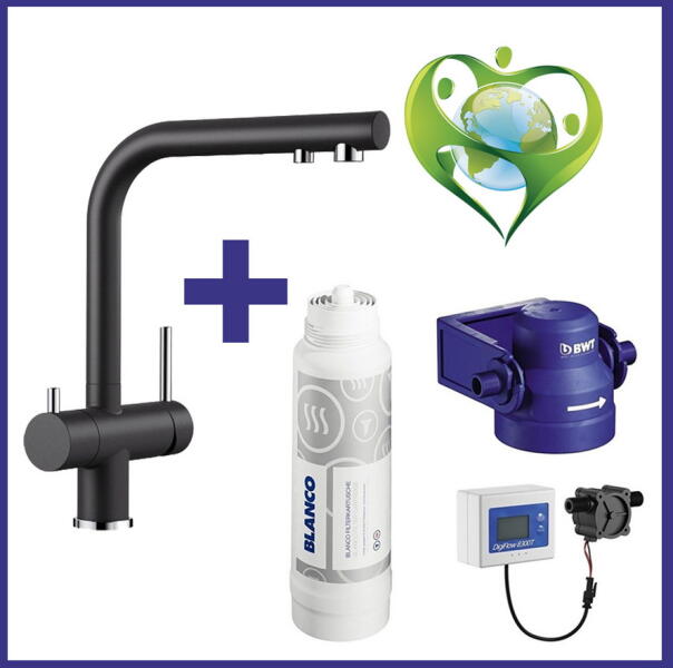 BLANCO - Fontas II SILGRANITŽ-Look csaptelep + vízsz? r? (523130-527453)