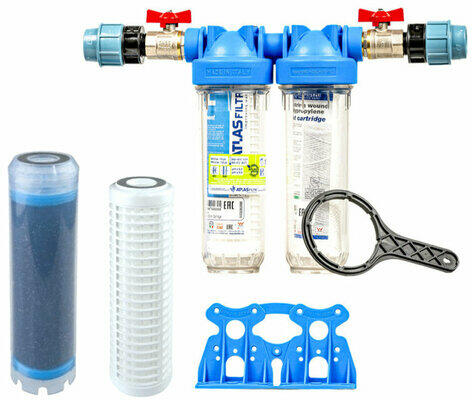 PRODO - Szűrőkészlet Senior 10 "DUO. Csatlakozókészlet 1". Szennyeződés-, szag- és ízszűrés (LA-SX) 112283 (112283)