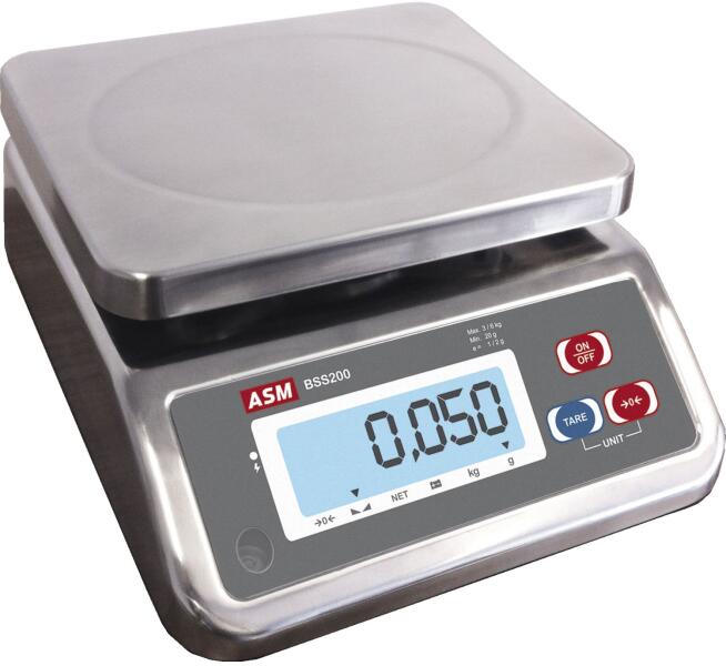 Asm Sautner - ASM Kompaktmérleg BSS 200, mérési tartomány 6/15