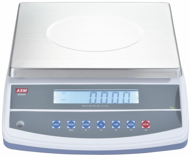 Asm Sautner - ASM Kontrollmérleg BS 300, Mérés tartomány 3/6