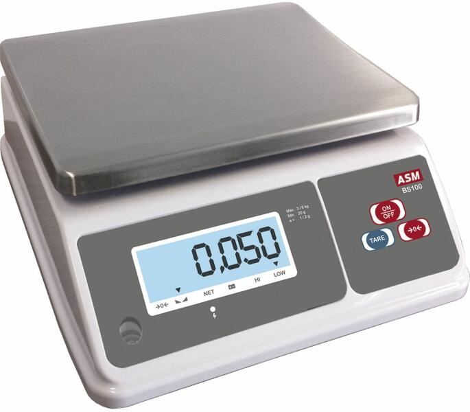 Asm Sautner - ASM Kompakt mérleg BS 100, mérési tartomány 6/15