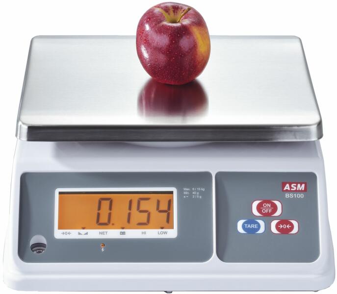 Asm Sautner - ASM Kompaktmérleg BS 100, mérési tartomány 3/6