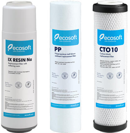 Ecosoft - 3-Stage víztisztító szűrőbetét készlet-3, 10 (SET-3-ECO)