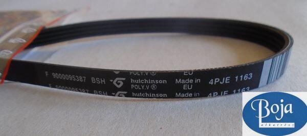 1163 PJE4 bordásszíj FAGOR, BOSCH mosógép (eredeti) 9000095387