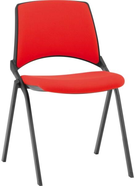 ANTARES - Lakendó TN tárgyalószék szövetborítás fekete acélváz BN. 6098 berlinikék (ANKHSZ304-115)