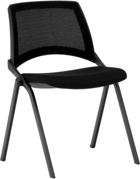 ANTARES - Lakendó TN NET tárgyalószék szövetborítás fekete acélváz LE. 81 tengerészkék (ANKHSZ306-58)