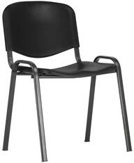 ANTARES - Taurus PN fekete műanyag tárgyalószék (TAURUS PN ME FEKETE) - officedepot