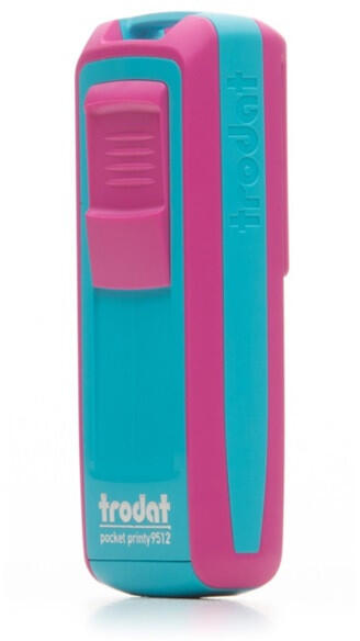TRODAT - Pocket Printy 9512 pink/türkiz bélyegző (9512-TP-FK) - ebuymarket