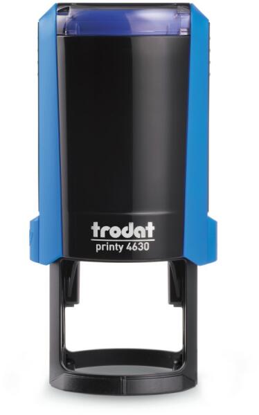 TRODAT - 4630 Ecoblack-Blue Körbélyegző (Ø 30 Mm) Lenyomattal - pecsetfutar