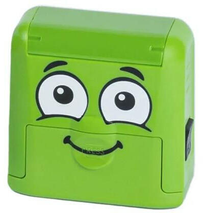 COLOP - Bélyegző textilhez, kirakós COLOP "Marky", zöld ház, fekete párnával (RC01510601)