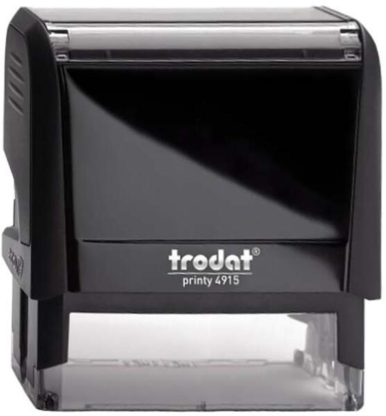 TRODAT - Bélyegző TRODAT Printy 4.0 4915 fekete ház fekete párna (4915/F) - forpami