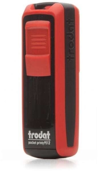 Trodat - Pocket Printy 9512 piros bélyegző (9512-PS-FK) - tintasziget