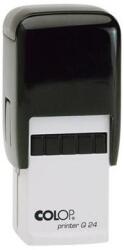 COLOP - Bélyegző, COLOP Q24, fekete párnával (IC1302400)