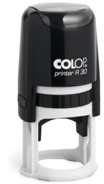 COLOP - Bélyegző, kör, COLOP Printer R 30, kék cserepárnával (IC1033060) (01033060)
