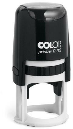 COLOP - Bélyegző, kör, COLOP "Printer R 30", kék cserepárnával (IC1033060) - bestoffice