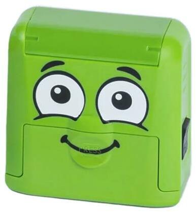 COLOP - Bélyegző textilhez, kirakós COLOP Marky, zöld ház, fekete párnával (IC1510601) - pencart