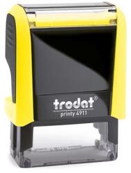 TRODAT - Bélyegző, TRODAT Printy 4911, neon citromsárga ház, fekete párnával (IT4911SK) - irodasziget