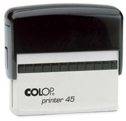 COLOP - Bélyegző, COLOP Printer 45, fekete párnával (IC1264500)