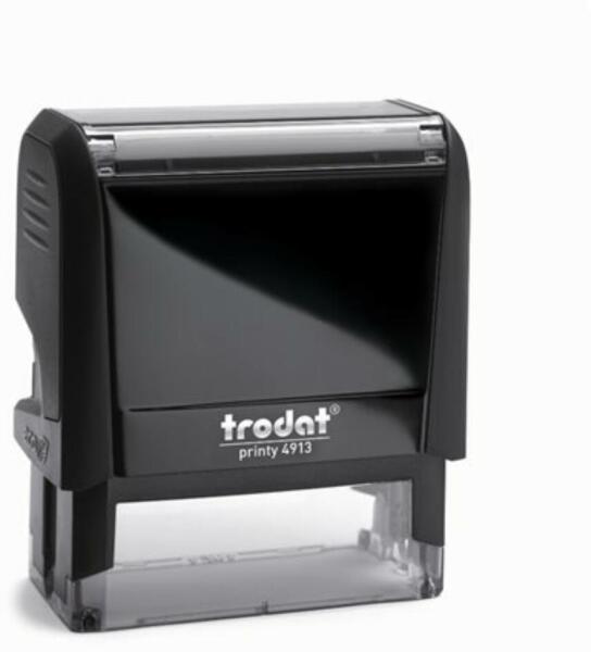 TRODAT - Bélyegző, TRODAT Printy 4913, kék párnával (IT4913K) (4913K)