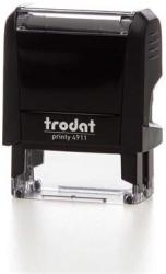 TRODAT - Bélyegző, TRODAT Printy 4911, fekete ház, fekete párnával (IT4911FF) (4911)