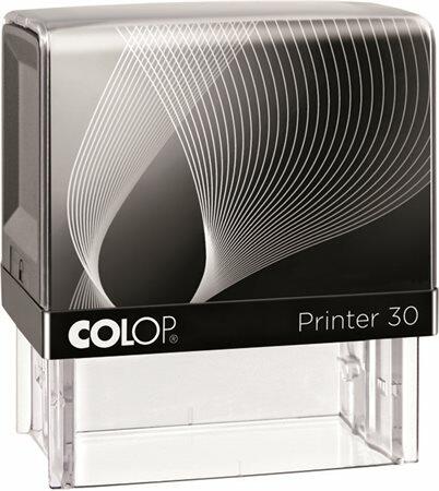 COLOP - Bélyegző, COLOP Printer IQ 30 fekete ház - fekete párnával (01463000) - irodaszermost