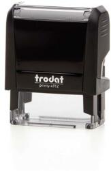 TRODAT - Bélyegző, TRODAT Printy 4912 , fekete ház, fekete párnával (4912F) - irodaszermost