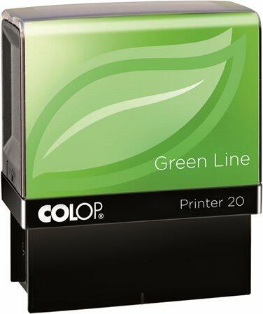 COLOP - Bélyegző, szó, COLOP Printer IQ 20/L Green Line, Fizetve (IC1462120) - becsiirodaker