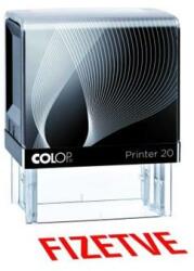 COLOP - Bélyegző, szó, COLOP Printer IQ 20/L , Fizetve (01342100) - irodaszermost