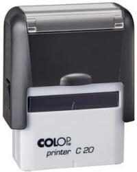 COLOP - Bélyegző, COLOP "Printer C 20", kék cserepárnával (RC01522004/RC01522007)