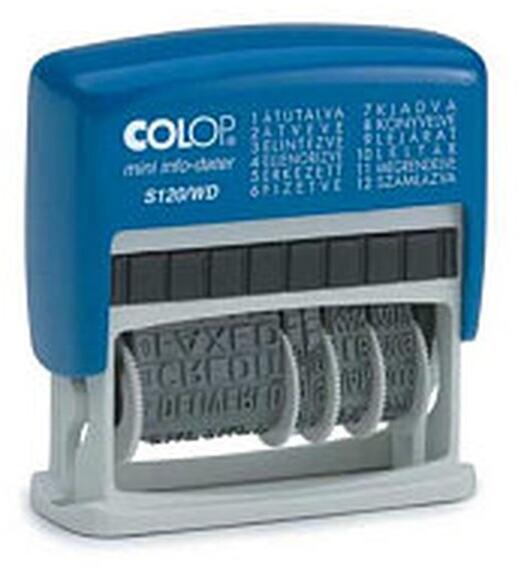 COLOP - S 120/WD dátumos szóbélyegző BL (01113300) - bestbyte