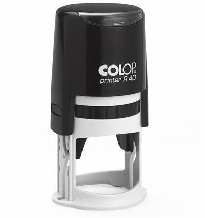 COLOP - Bélyegző, kör, COLOP Printer R 40 , kék cserepárnával (01034060) - molnarpapir