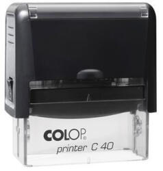 COLOP - Bélyegző, COLOP "Printer C 40", fekete cserepárnával (IC1524000U) - bestoffice