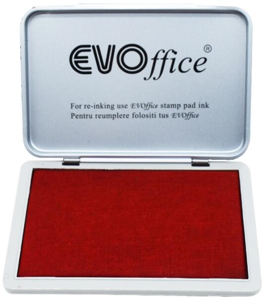 Evo - Bélyegzőpárna 85x125 festékezett Evo piros (50988)