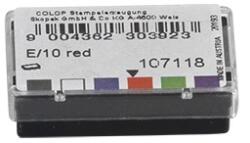 Colop - Bélyegző cserepárna, E/10 Colop piros (E10PIROS)