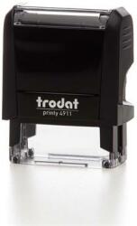 TRODAT - Bélyegző, TRODAT Printy 4911, fekete ház, fekete párnával (IT4911FF) - pencart