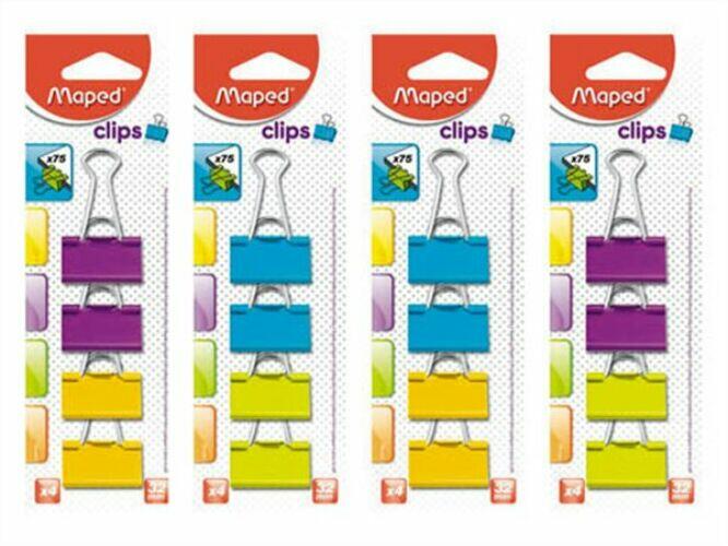 Maped - Bindercsipesz, 32 mm, MAPED, vegyes színek (IMA036100) - jatekotthon