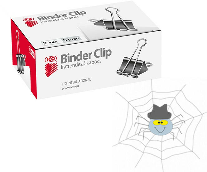 ICO - Binder csipesz ICO 51mm 12 db/doboz