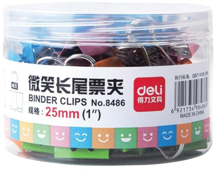DELI - Smile-1 19mm 40db-os iratcsipesz (DEL08487) - tintasziget