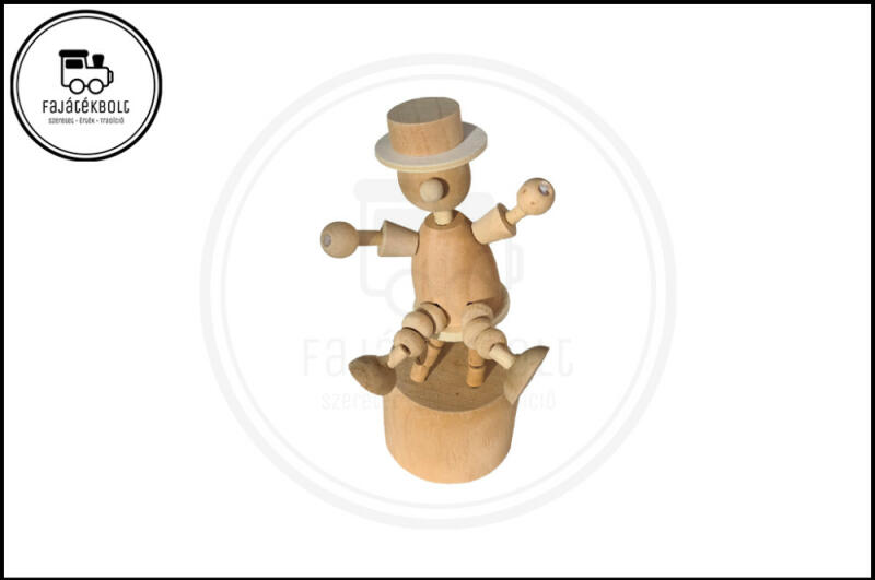 Nyomogatós állatok - Bohóc - natúr (PZ-90032)