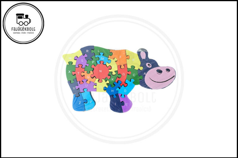 Állatos kirakó - Víziló (PZ-70036)