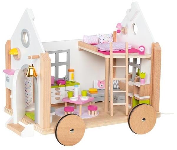 Goki - 51477 fehér lakóautó Hygge babaház (51477)