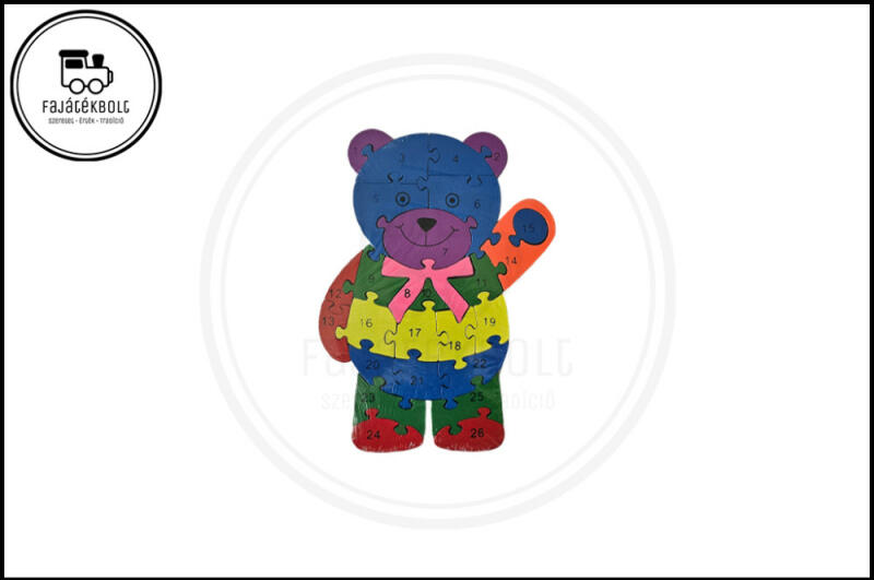 Állatos kirakó - Maci (PZ-70046)