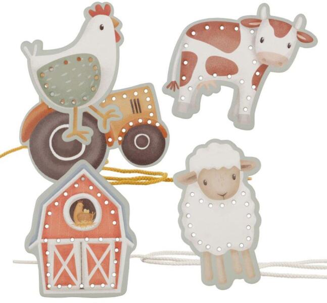 Little Dutch - fűzhető kártyák - Little Farm (125605)