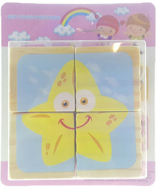 YWU - Képkirakó Fakocka 2X2 (ST4907)