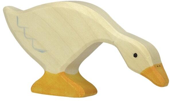 Holztiger - Fa játék állatok - liba, legelő