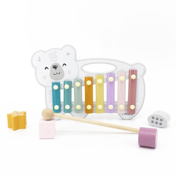 Viga Toys - Xilofon mackó Viga - lubeka