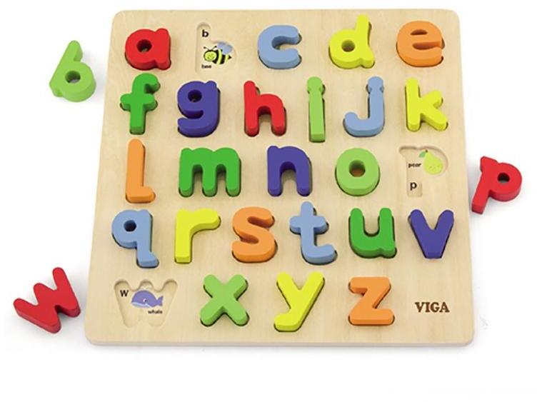 Viga Toys - Fa ábécé Viga