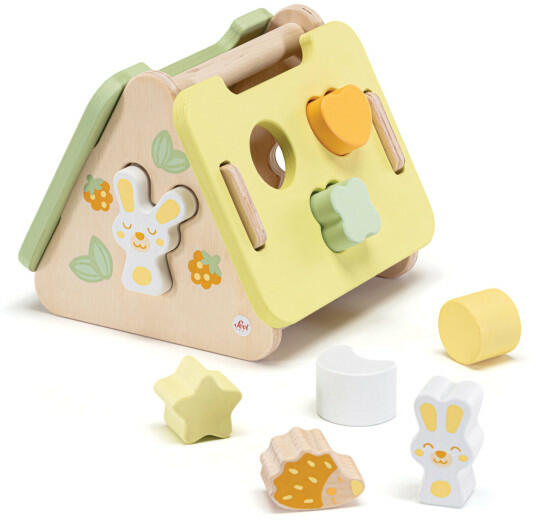 Sevi - Infant Toys fa játék - Nyuszi kirakós játék