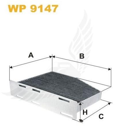 MAHLE - LA 346/S Pollenszűrő nem aktív szenes (LA346/S)