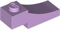 LEGO® - 70681c154 - LEGO levendula inverz fél-boltív 1 x 3 méretű, íves (70681c154)